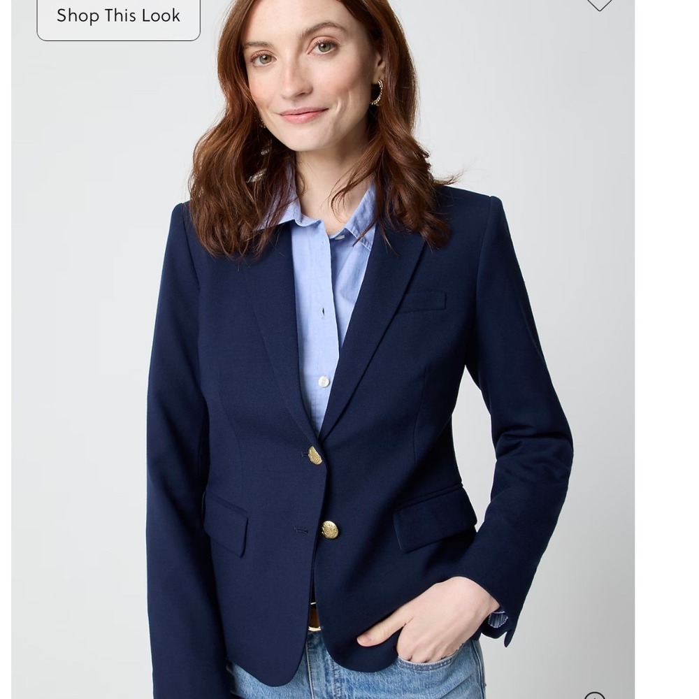 J. Crew Women‎ Navy Blue Schoolboy Blazer Sz 2
